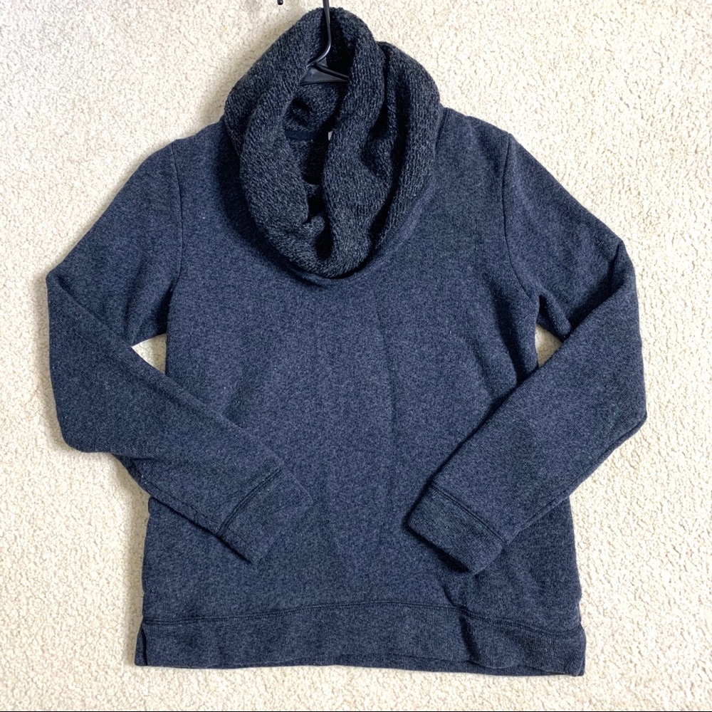 J.Crew Wool Blend Cowl Neck Gray Sweater
